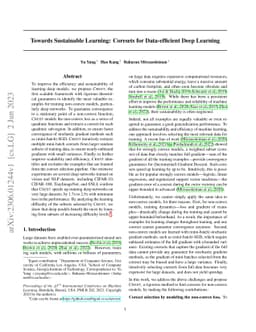 Towards Sustainable Learning: Coresets for Data-efficient Deep Learning