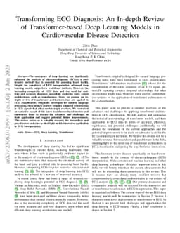 Transforming ECG Diagnosis:An In-depth Review of Transformer-based
  DeepLearning Models in Cardiovascular Disease Detection