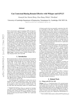 Can Contextual Biasing Remain Effective with Whisper and GPT-2?
