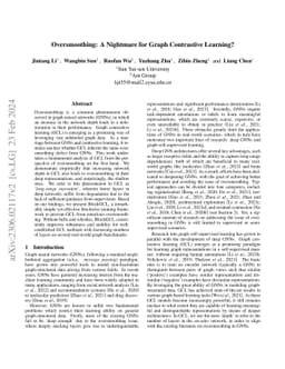 Oversmoothing: A Nightmare for Graph Contrastive Learning?