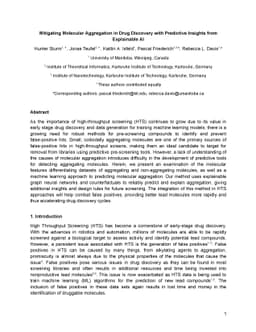 Mitigating Molecular Aggregation in Drug Discovery with Predictive Insights from Explainable AI