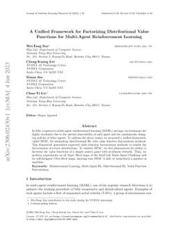 A Unified Framework for Factorizing Distributional Value Functions for
  Multi-Agent Reinforcement Learning