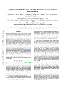 Rhythm-controllable Attention with High Robustness for Long Sentence
  Speech Synthesis