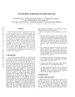 Towards Better Explanations for Object Detection