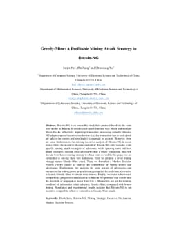 Greedy-Mine: A Profitable Mining Attack Strategy in Bitcoin-NG