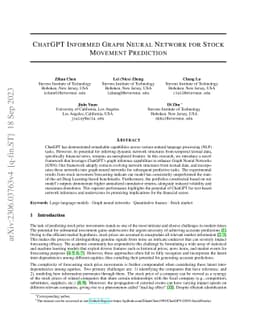 ChatGPT Informed Graph Neural Network for Stock Movement Prediction