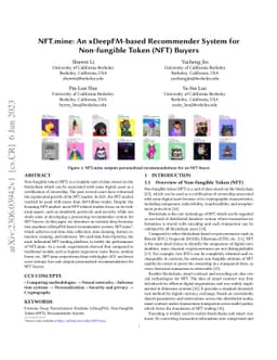NFT.mine: An xDeepFM-based Recommender System for Non-fungible Token
  (NFT) Buyers