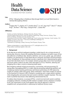 M$^3$Fair: Mitigating Bias in Healthcare Data through Multi-Level and
  Multi-Sensitive-Attribute Reweighting Method