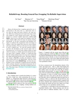 ReliableSwap: Boosting General Face Swapping Via Reliable Supervision