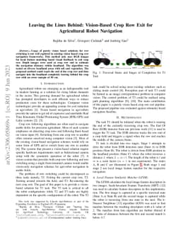 Leaving the Lines Behind: Vision-Based Crop Row Exit for Agricultural
  Robot Navigation