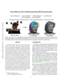 Neural Haircut: Prior-Guided Strand-Based Hair Reconstruction
