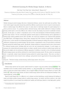 Federated Learning for Medical Image Analysis: A Survey