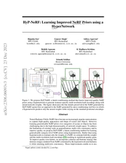 HyP-NeRF: Learning Improved NeRF Priors using a HyperNetwork