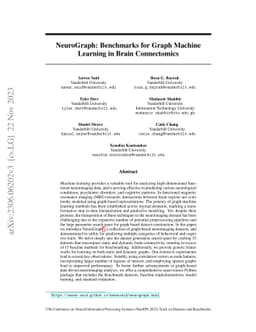 NeuroGraph: Benchmarks for Graph Machine Learning in Brain Connectomics
