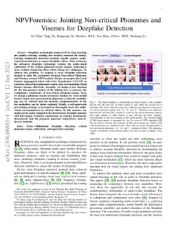 NPVForensics: Jointing Non-critical Phonemes and Visemes for Deepfake
  Detection