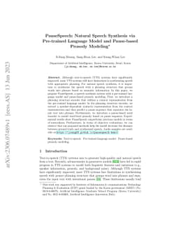 PauseSpeech: Natural Speech Synthesis via Pre-trained Language Model and
  Pause-based Prosody Modeling