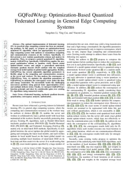 GQFedWAvg: Optimization-Based Quantized Federated Learning in General
  Edge Computing Systems