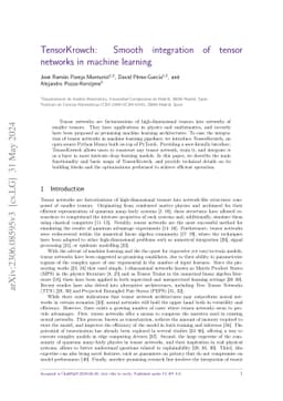 TensorKrowch: Smooth integration of tensor networks in machine learning