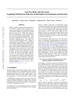 Feed Two Birds with One Scone: Exploiting Wild Data for Both
  Out-of-Distribution Generalization and Detection