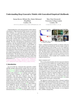 Understanding Deep Generative Models with Generalized Empirical
  Likelihoods