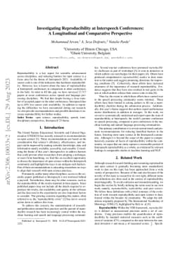 Investigating Reproducibility at Interspeech Conferences: A Longitudinal
  and Comparative Perspective