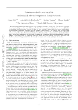 A neuro-symbolic approach for multimodal reference expression
  comprehension