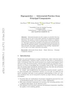 Eigenpatches -- Adversarial Patches from Principal Components