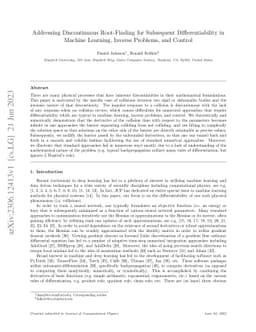 Addressing Discontinuous Root-Finding for Subsequent Differentiability
  in Machine Learning, Inverse Problems, and Control