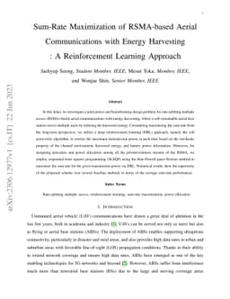 Sum-Rate Maximization of RSMA-based Aerial Communications with Energy
  Harvesting: A Reinforcement Learning Approach