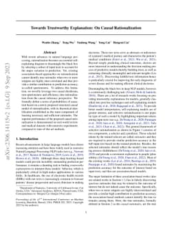 Towards Trustworthy Explanation: On Causal Rationalization