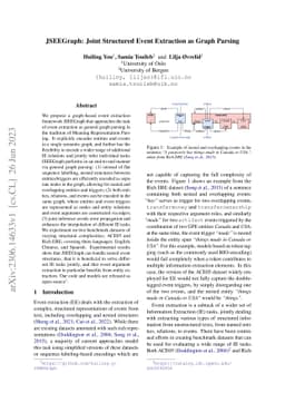 JSEEGraph: Joint Structured Event Extraction as Graph Parsing