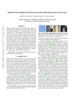 Robust Wind Turbine Blade Segmentation from RGB Images in the Wild
