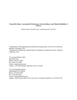 Beyond the Hype: Assessing the Performance, Trustworthiness, and
  Clinical Suitability of GPT3.5