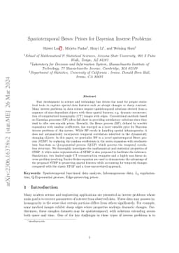 Spatiotemporal Besov Priors for Bayesian Inverse Problems