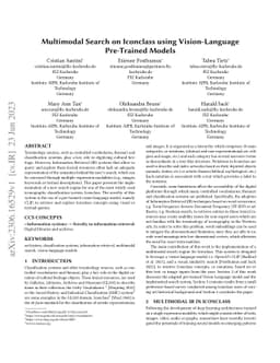 Multimodal Search on Iconclass using Vision-Language Pre-Trained Models
