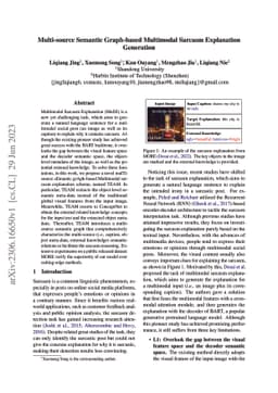 Multi-source Semantic Graph-based Multimodal Sarcasm Explanation
  Generation