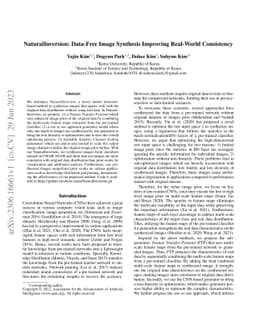 NaturalInversion: Data-Free Image Synthesis Improving Real-World
  Consistency