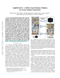 FogROS2-SGC: A ROS2 Cloud Robotics Platform for Secure Global
  Connectivity