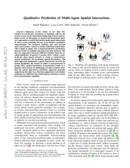 Qualitative Prediction of Multi-Agent Spatial Interactions