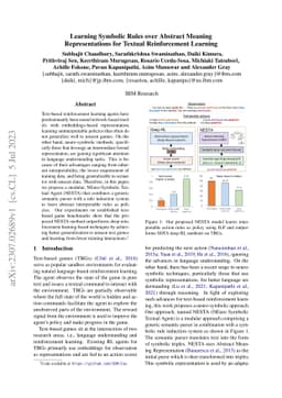 Learning Symbolic Rules over Abstract Meaning Representations for
  Textual Reinforcement Learning