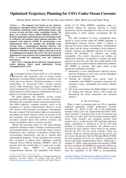Optimized Path Planning for USVs under Ocean Currents