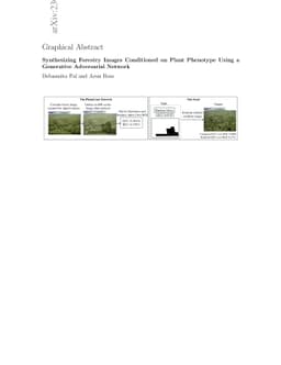Synthesizing Forestry Images Conditioned on Plant Phenotype Using a Generative Adversarial Network