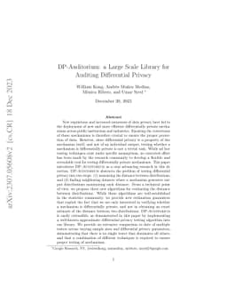 DP-Auditorium: a Large Scale Library for Auditing Differential Privacy