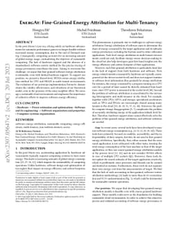 EnergAt: Fine-Grained Energy Attribution for Multi-Tenancy