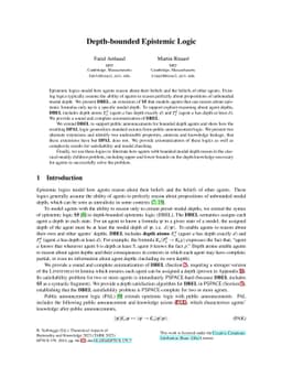Depth-bounded Epistemic Logic