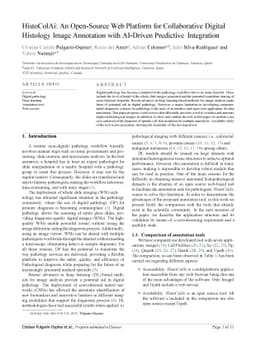 HistoColAi: An Open-Source Web Platform for Collaborative Digital
  Histology Image Annotation with AI-Driven Predictive Integration