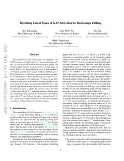 Revisiting Latent Space of GAN Inversion for Real Image Editing