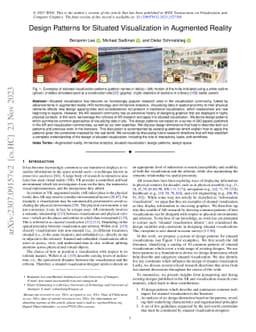 Design Patterns for Situated Visualization in Augmented Reality