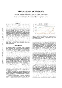 FlexiAST: Flexibility is What AST Needs