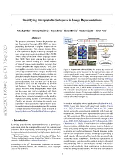 Identifying Interpretable Subspaces in Image Representations
